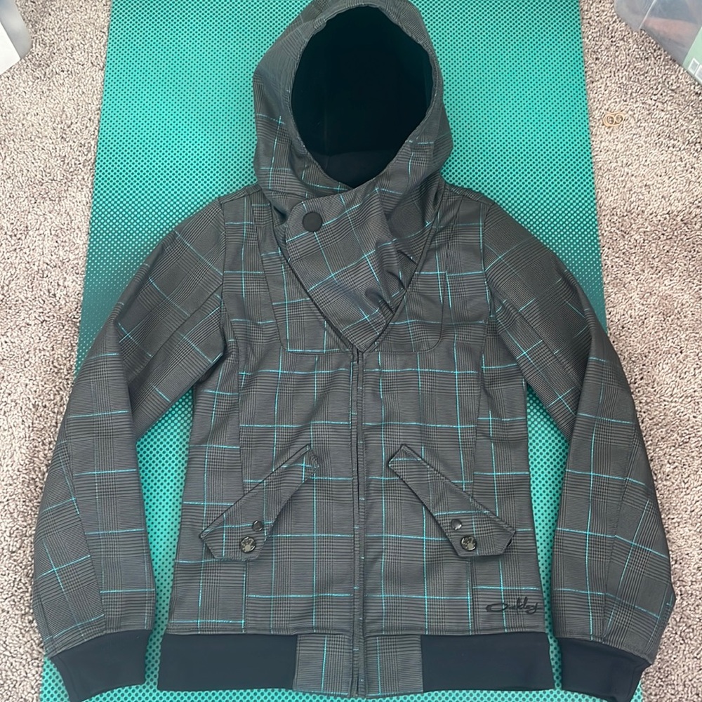 Oakley Womens zip up insulated Water repellant Snow jacket size XS